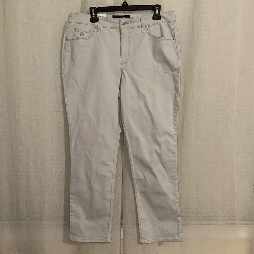 GV 14P 29” Silver Gray Dusky Dune Amanda 2.0 Slim Leg Classic Rise Chinos